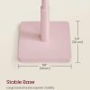 Modern Solid Wood Coat Rack Entryway Hall Tree Hat Stand in Pink
